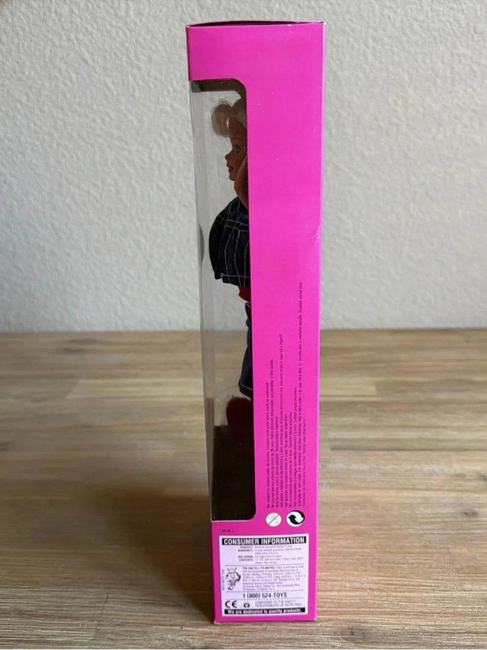 Back to School Barbie #17099 Apple Special Edition 1996 Denim New In Box - Picture 6 of 8
